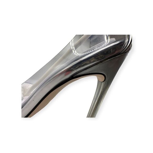 NWT Good American Cinderella clear lucite pumps/heels size 10 ga275p-x glass 002 - Picture 7 of 16